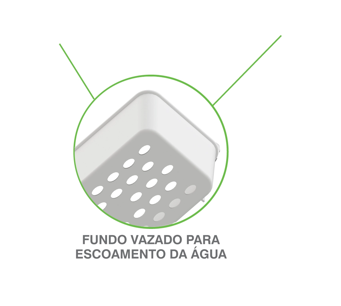 Cantoneira com Ventosas - Branco