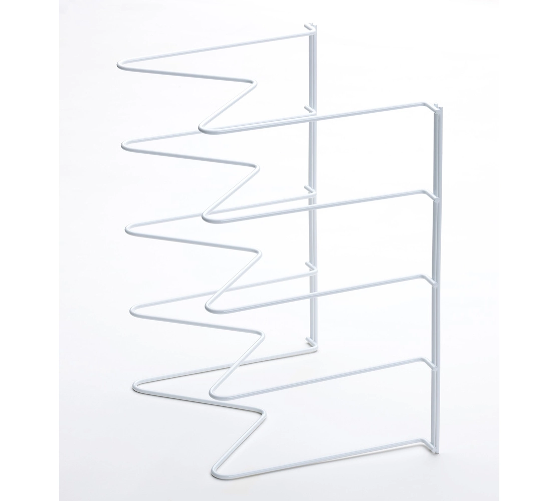 Organizador de Armário para Formas, Travessas e Frigideiras - Branco