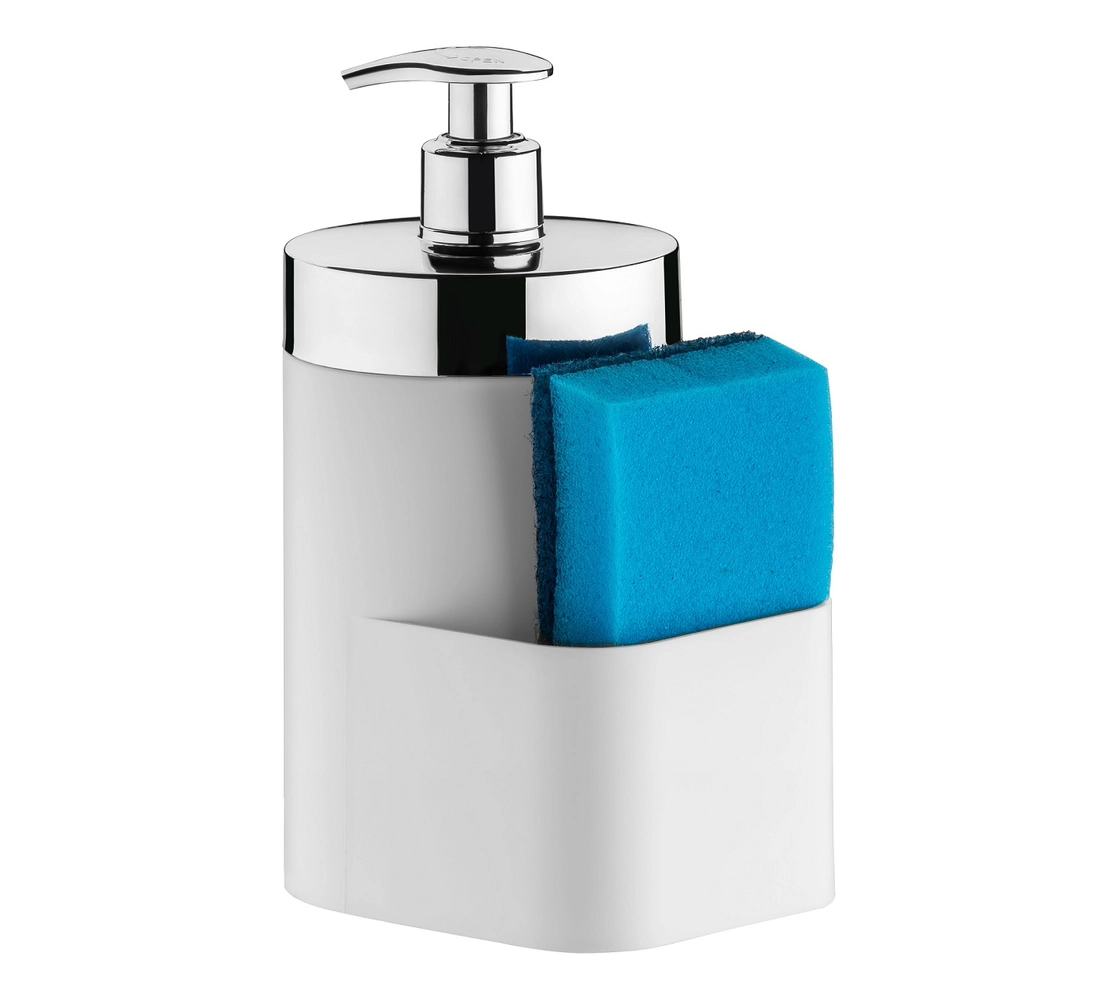 Organizador de Pia 500ml - Branco/Cromado