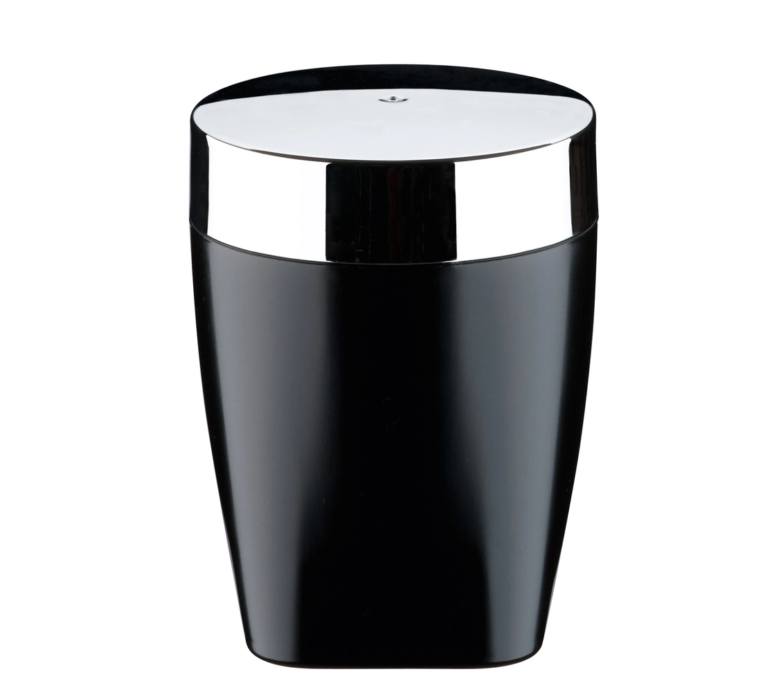 Porta Algodão/Cotonete Preto