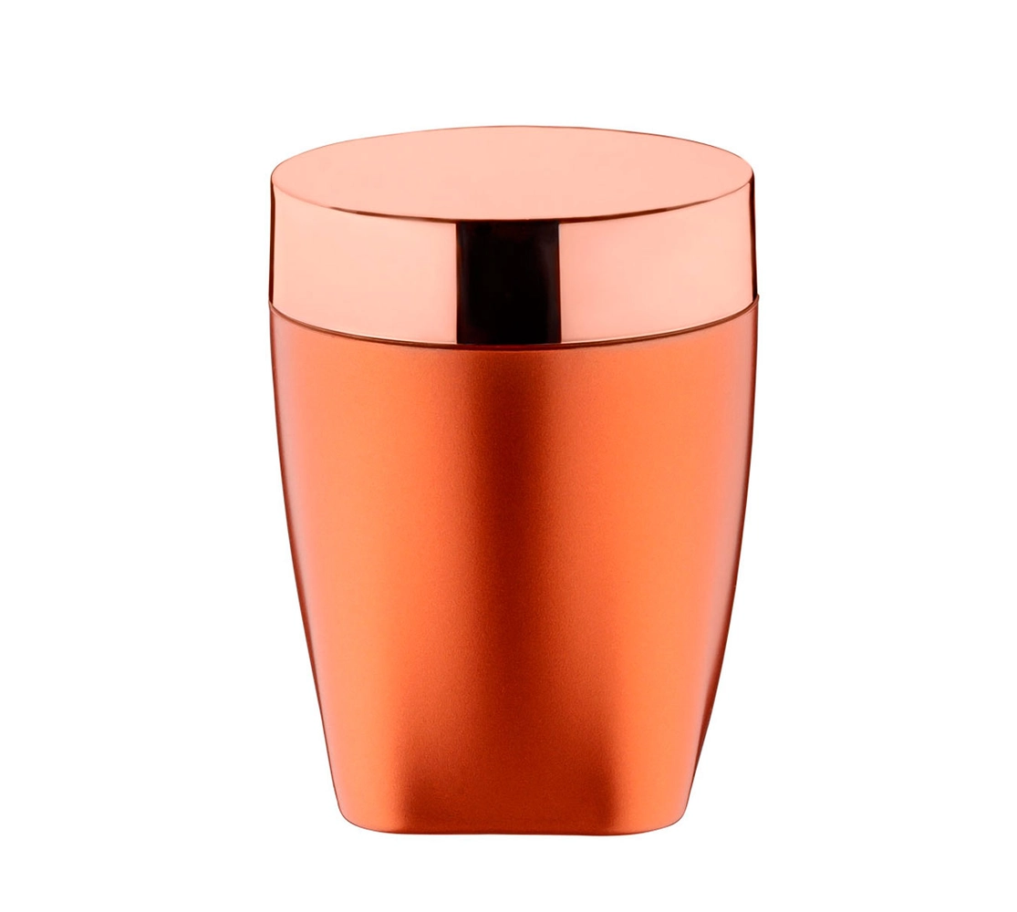 Porta Algodão/Cotonete - Rosé Gold