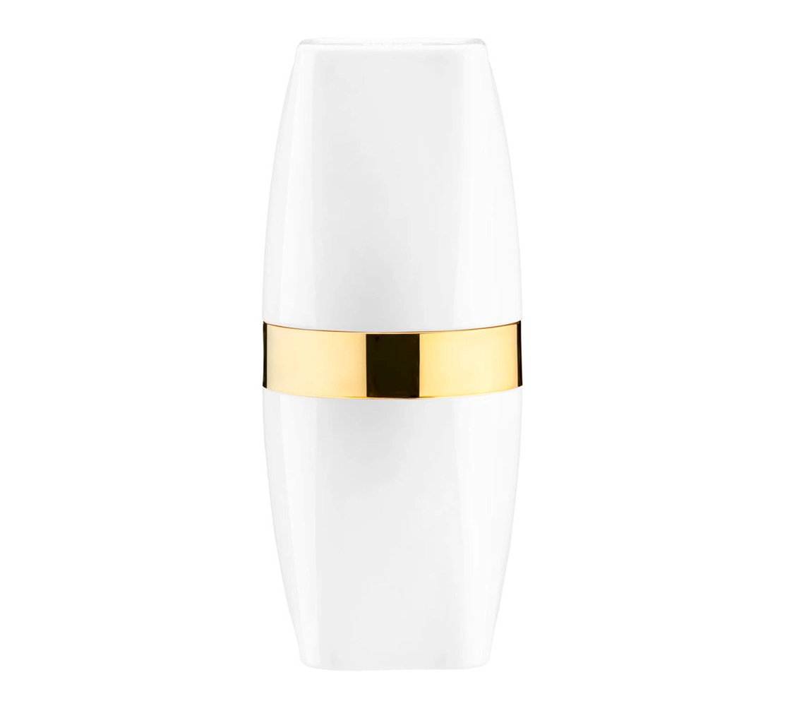 Porta Escova/Pasta Dente - Branco/Dourado