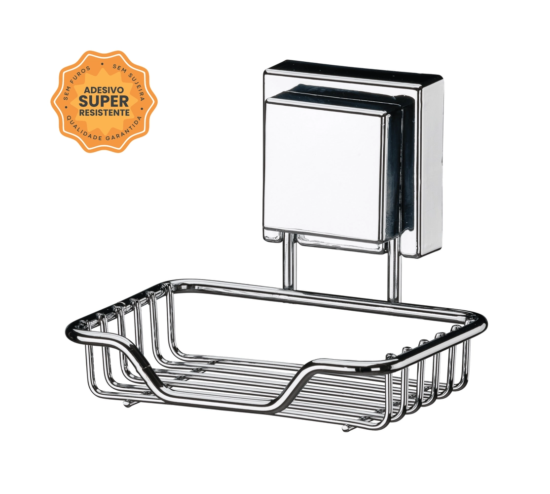 Saboneteira Inox com Adesivo
