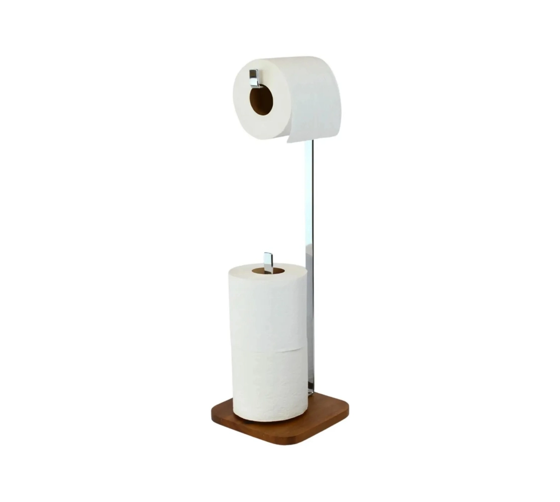 Suporte Para Papel Higiênico Madeira