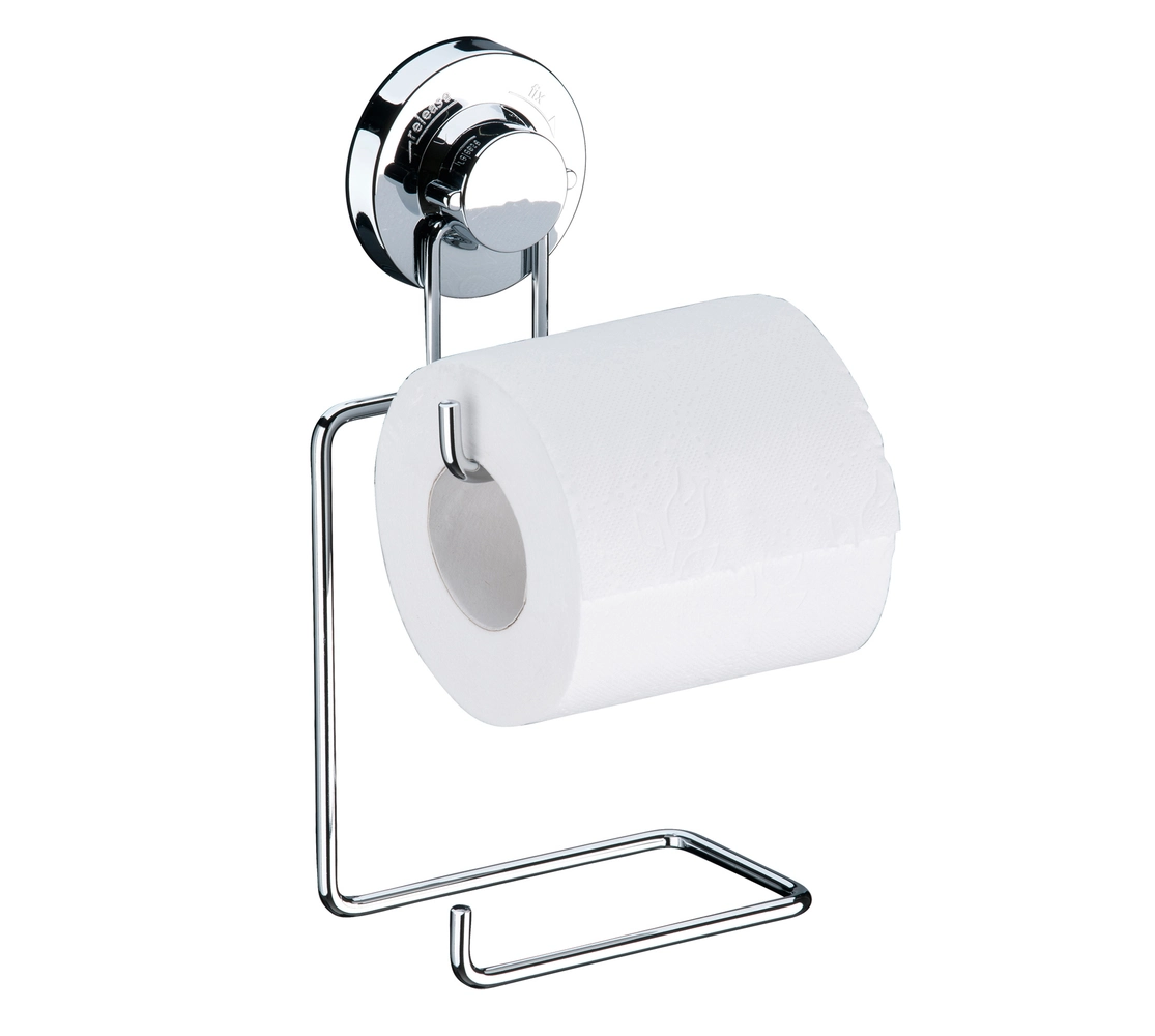 Suporte para Papel Higiênico Duplo com Ventosa