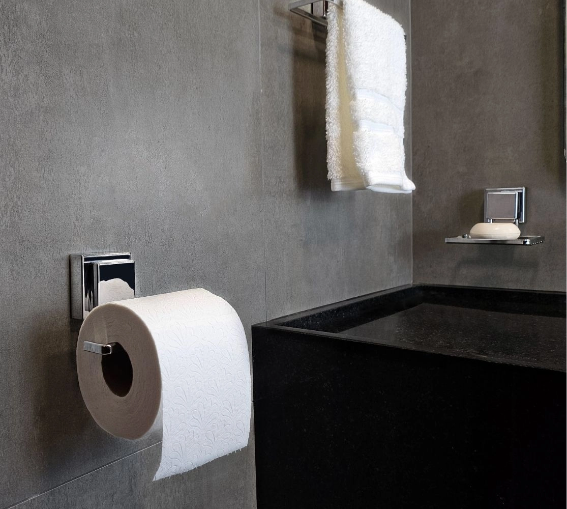 Suporte para Papel Higiênico com Adesivo