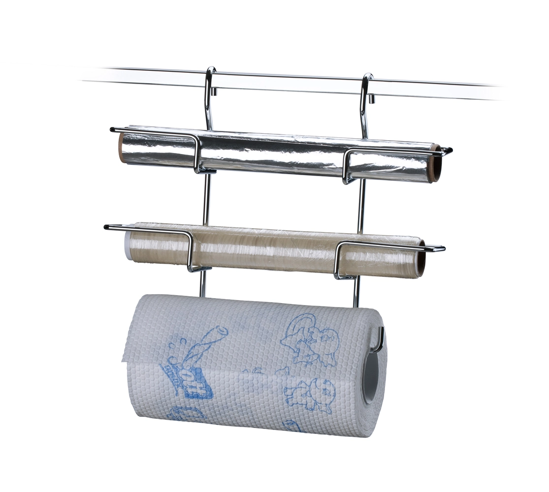 Suporte para Rolo de Papel Toalha, Aluminio e PVC