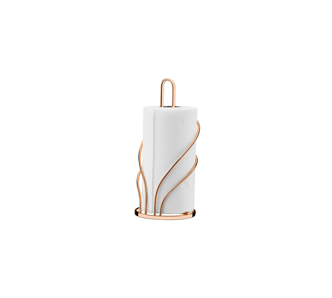 Suporte para Rolo de Papel Toalha - Rosé Gold