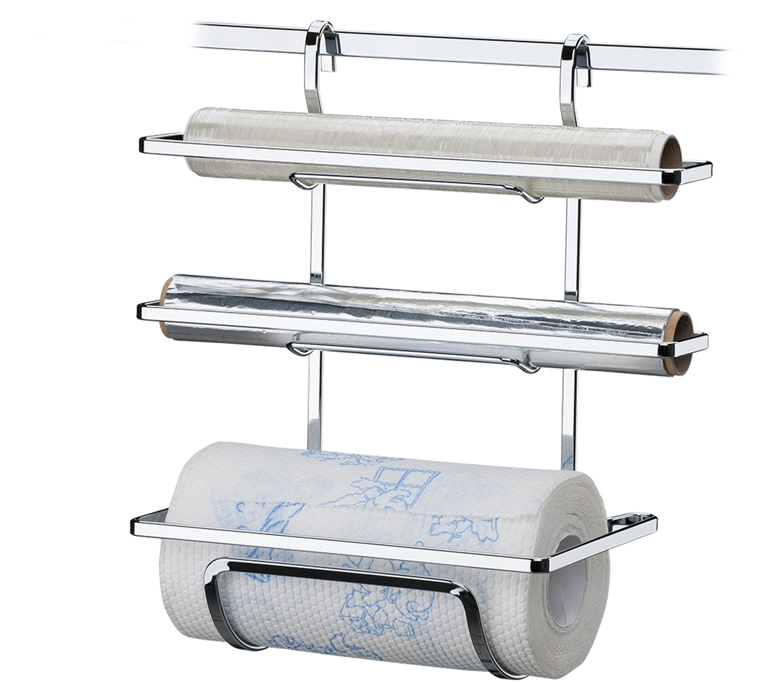 Suporte para Rolos Papel Toalha/Alumínio/PVC