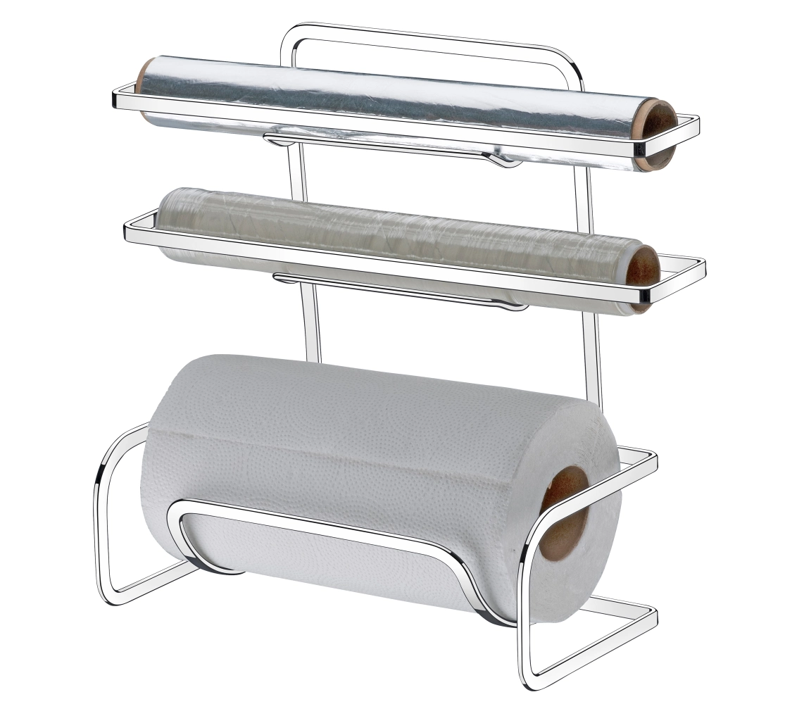 Suporte para Rolos Papel Toalha/Alumínio/PVC