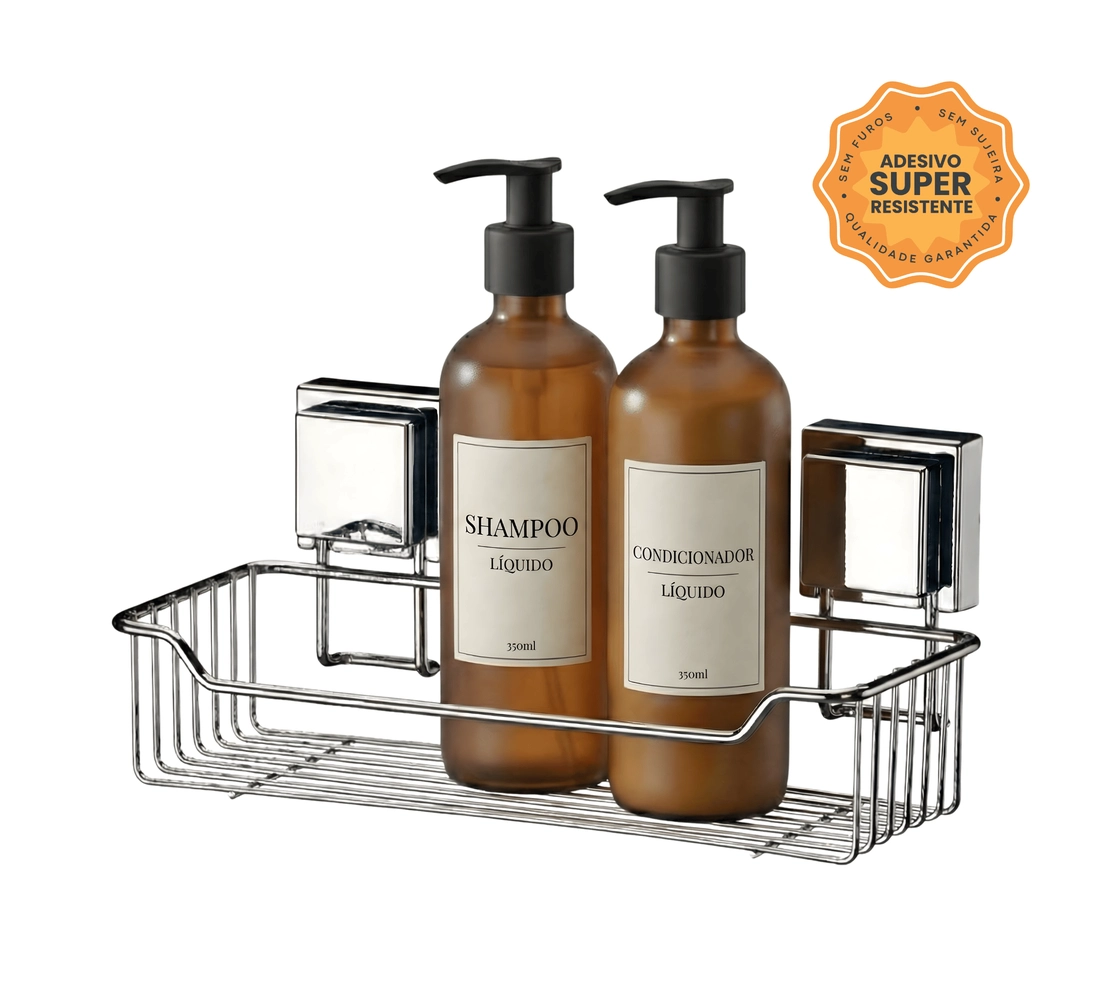 Suporte para Shampoo Inox