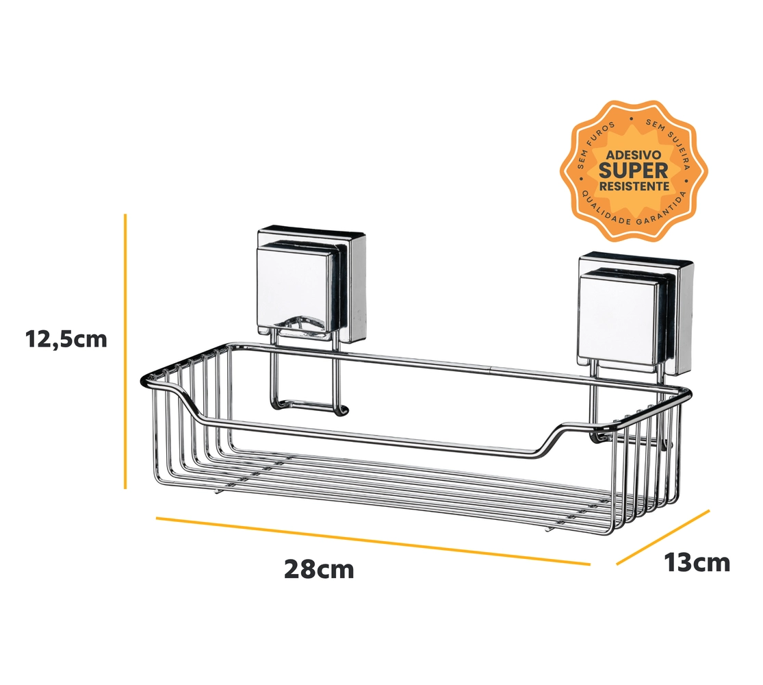 Suporte para Shampoo Inox