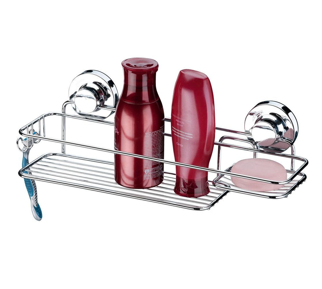 Suporte para Shampoo/ Sabonete com Ventosas