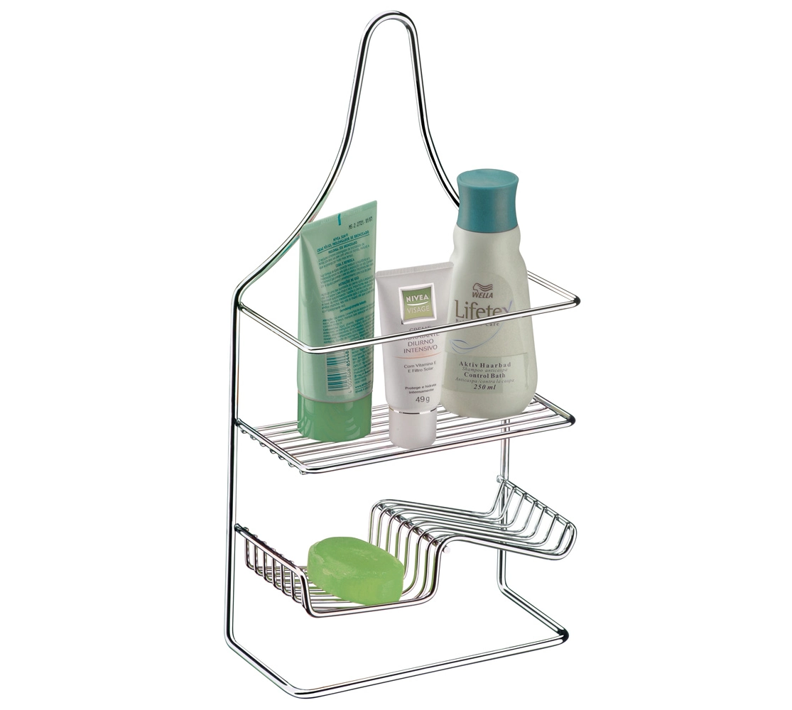 Suporte para Shampoo/Sabonete de Bancada/Box/Registro