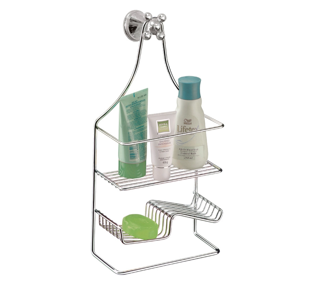 Suporte para Shampoo/Sabonete de Bancada/Box/Registro
