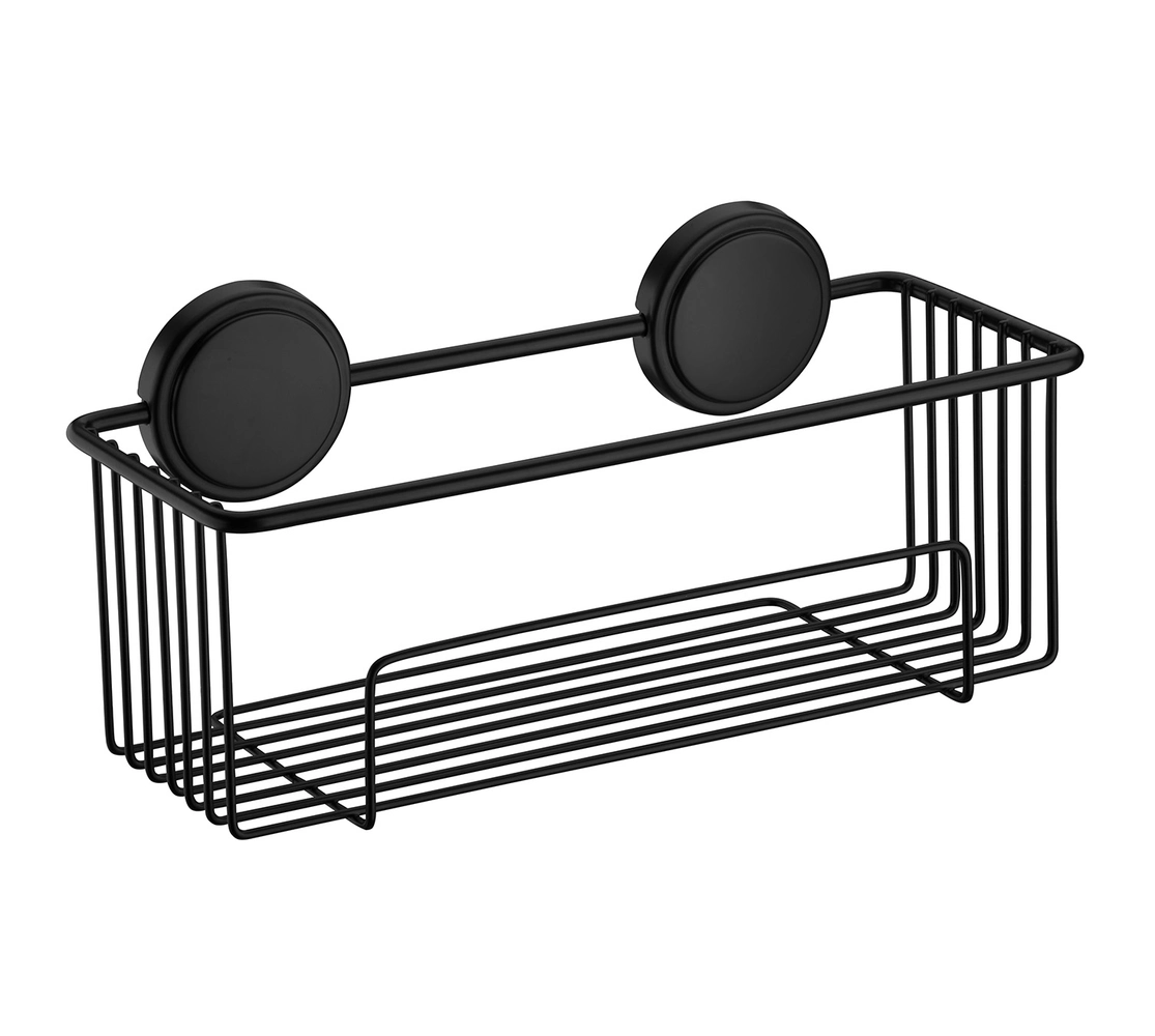 Suporte para Shampoo com Adesivo 3M - Preto Fosco