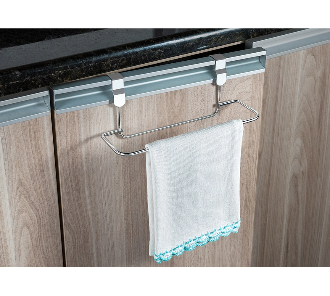 Suporte para Toalha para Porta Armário