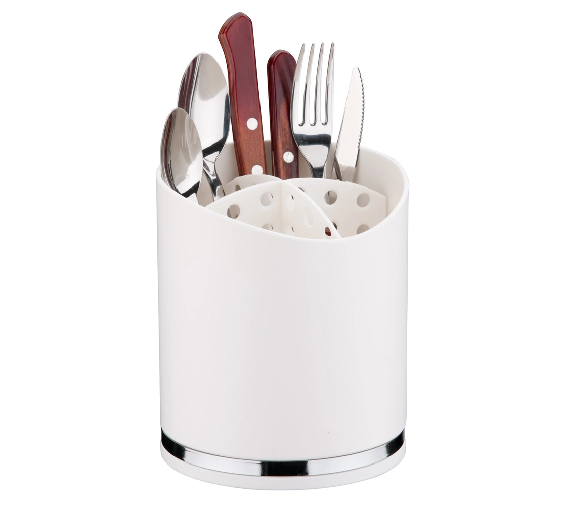 Suporte para Utensílios e Talheres Branco