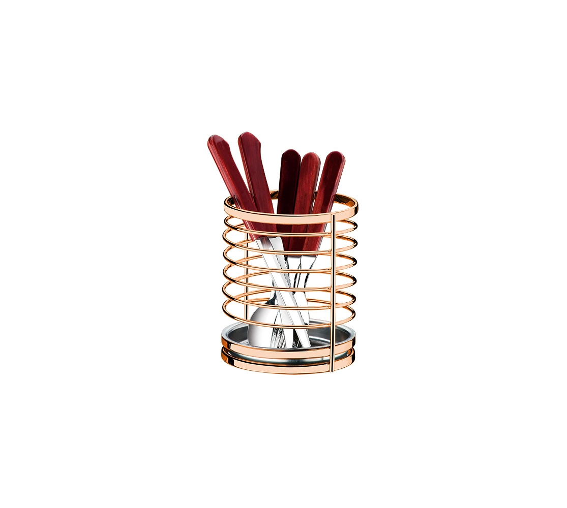 Suporte para Utensílios e Talheres - Rosé Gold