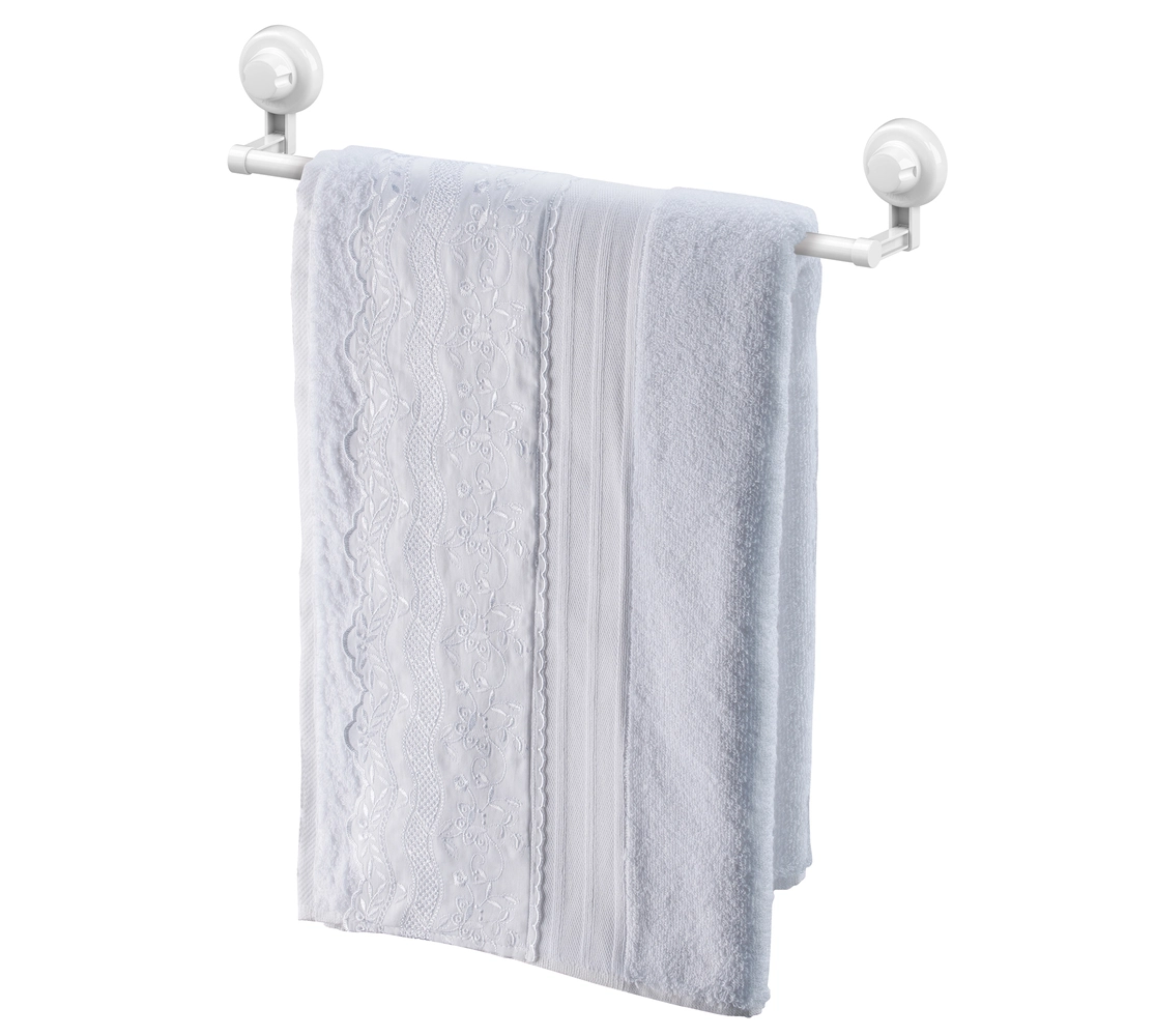 Toalheiro 45cm com Ventosas - Branco