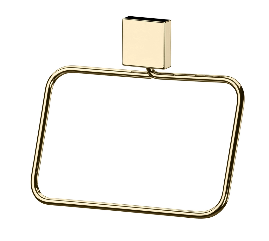 Toalheiro Argola 18cm - Dourado