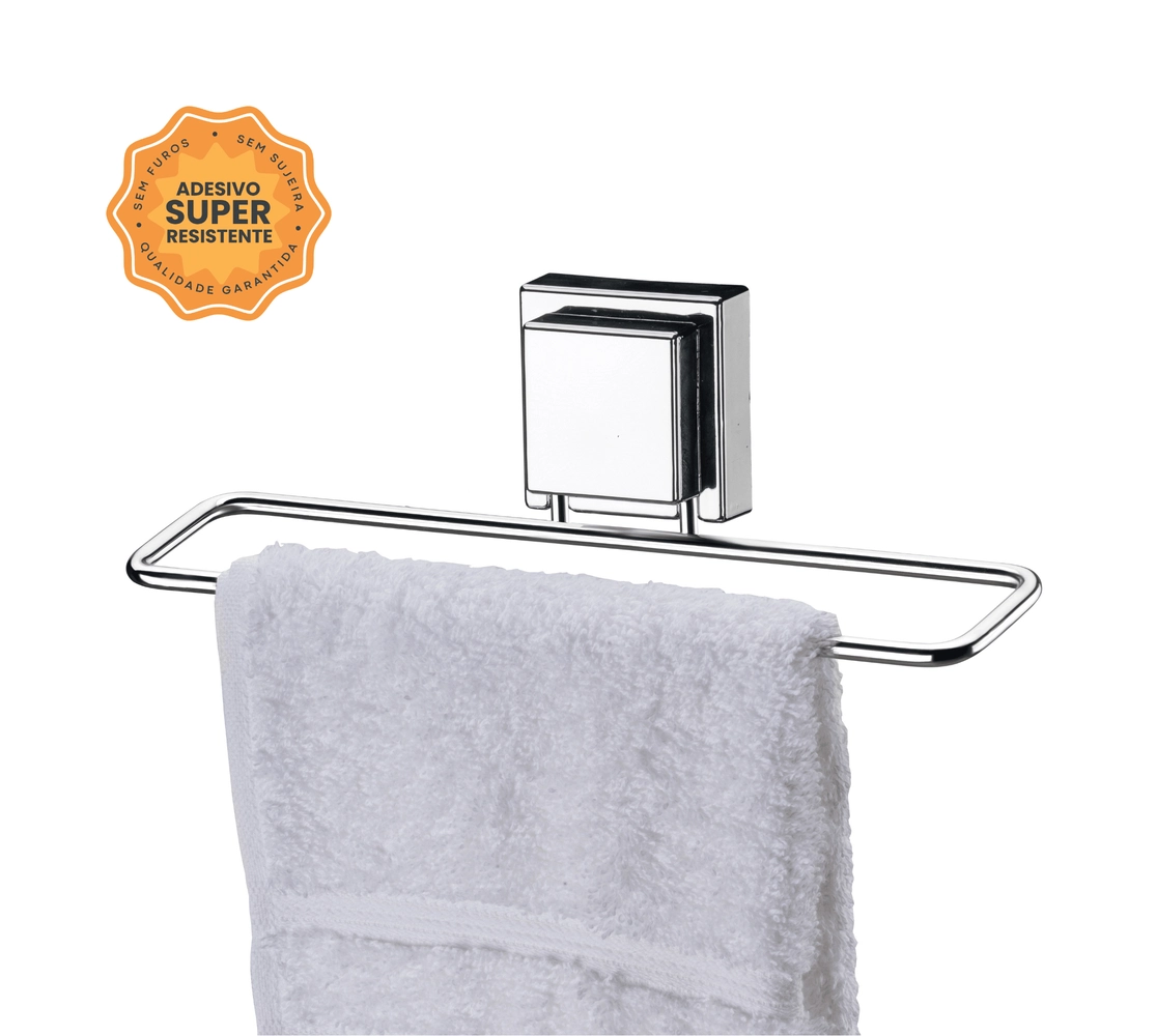Toalheiro de Lavabo 25CM Inox com Adesivo