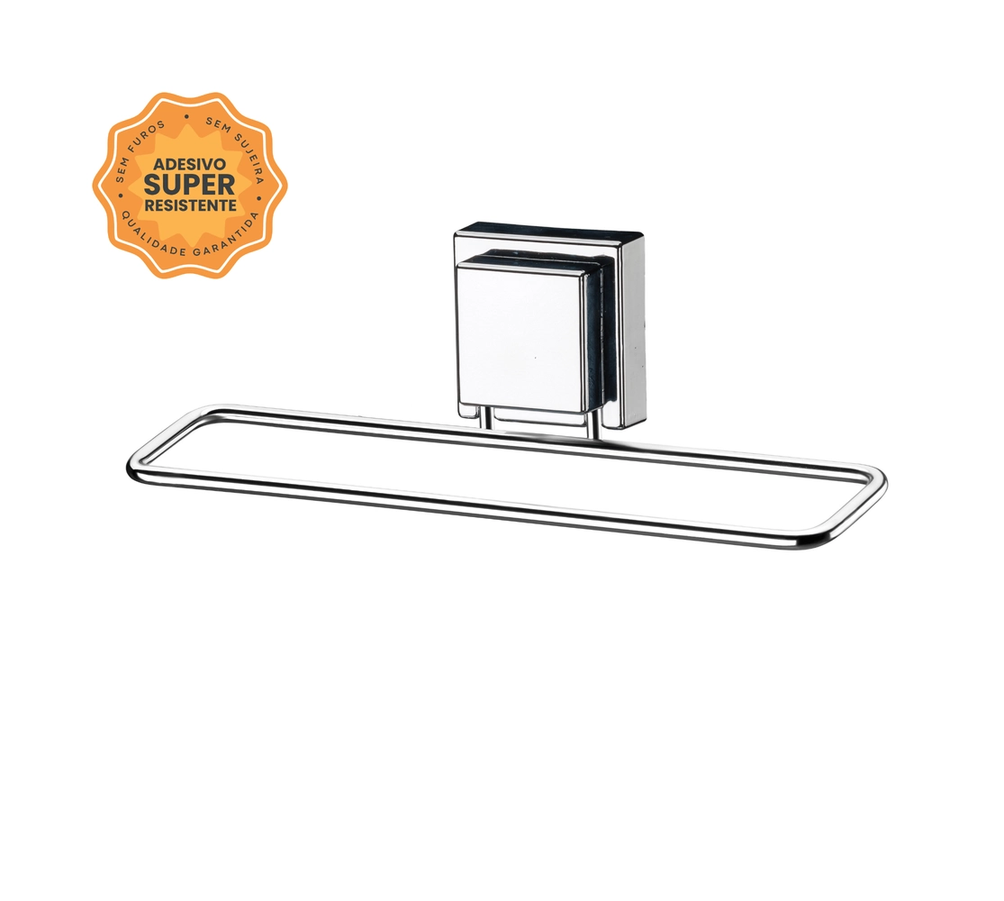 Toalheiro de Lavabo 25CM Inox com Adesivo